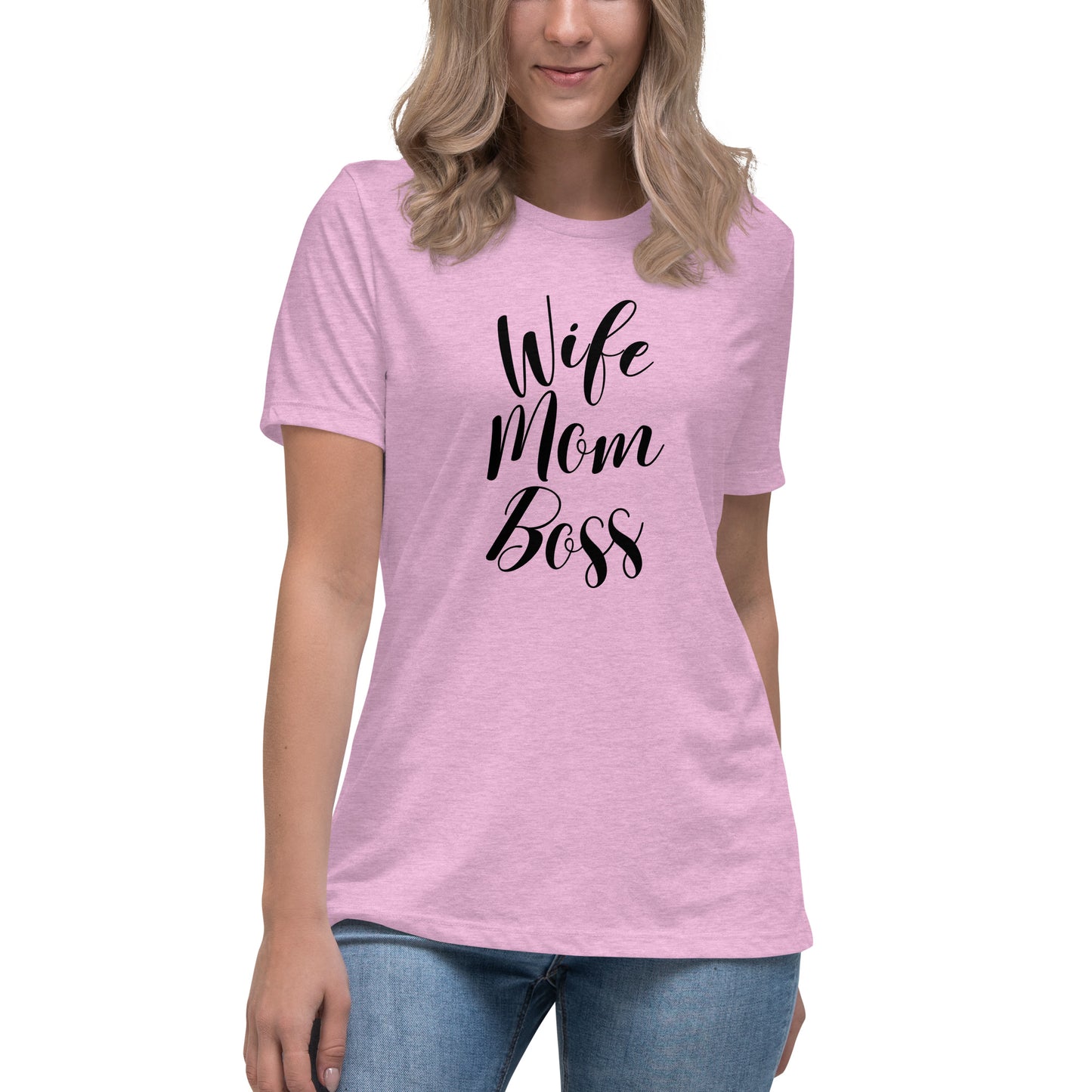 Wife Mom Boss Short Sleeve Tee